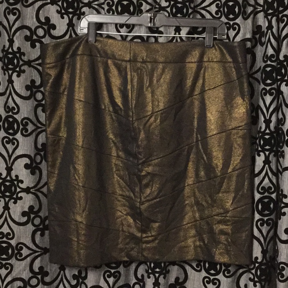 Lane Bryant Metallic skirt